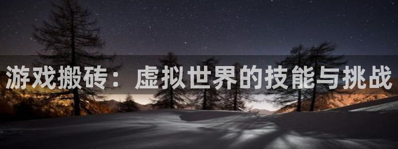 完美电竞频道：游戏搬砖：虚拟世界的技能与挑战