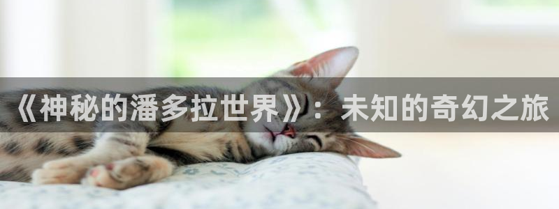  完美电竞平台段位分数：《神秘的潘多拉世界》：未知的奇幻之旅
